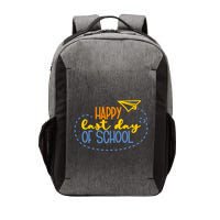 Paper Plane Happy Last Day Of School Vector Backpack