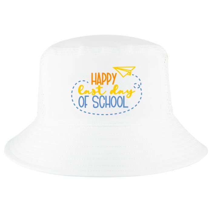 Paper Plane Happy Last Day Of School Cool Comfort Performance Bucket Hat