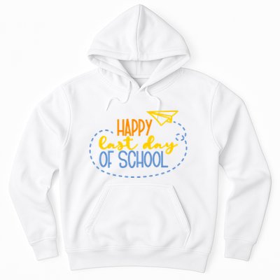 Paper Plane Happy Last Day Of School Hoodie