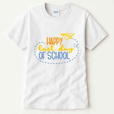 Paper Plane Happy Last Day Of School Tall T-Shirt