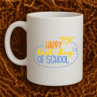 Paper Plane Happy Last Day Of School Mug
