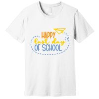 Paper Plane Happy Last Day Of School Premium T-Shirt