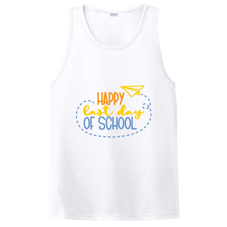 Paper Plane Happy Last Day Of School PosiCharge Competitor Tank