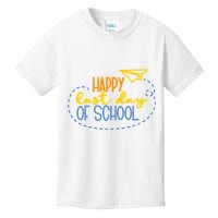 Paper Plane Happy Last Day Of School Kids T-Shirt