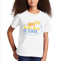 Paper Plane Happy Last Day Of School Kids T-Shirt