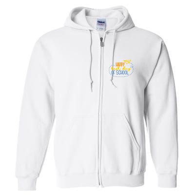 Paper Plane Happy Last Day Of School Full Zip Hoodie