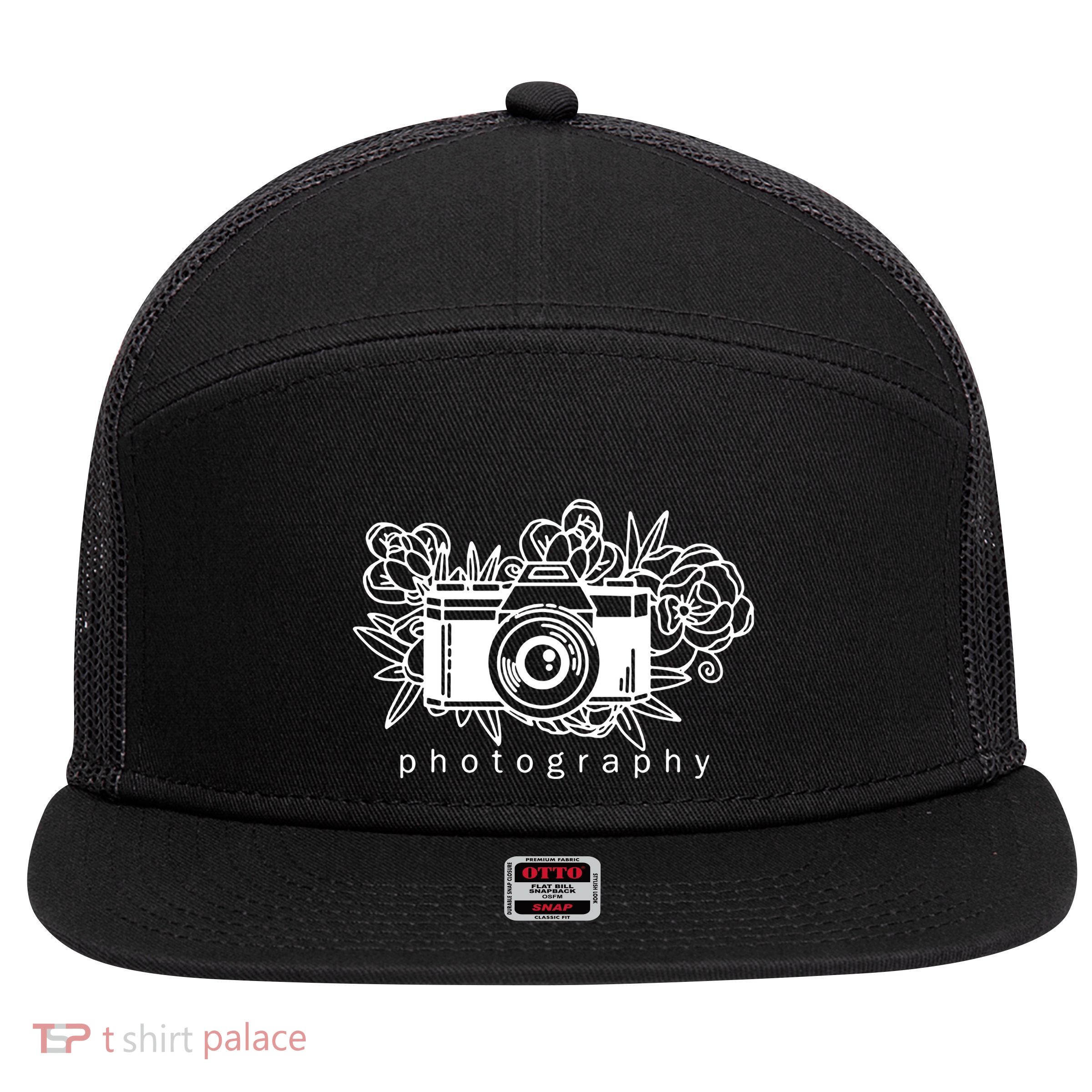 Photography 7 Panel Mesh Trucker Snapback Hat