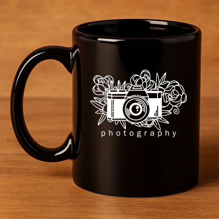 Photography 11oz C Handle Ceramic Mug