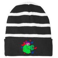 Phanatic Striped Beanie with Solid Band