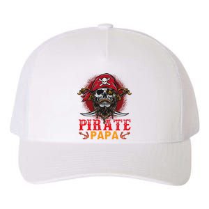 Pirate Papa Halloween Skull Pirate Costume Family Yupoong Adult 5-Panel Trucker Hat