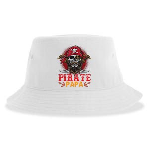 Pirate Papa Halloween Skull Pirate Costume Family Sustainable Bucket Hat