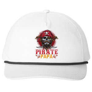 Pirate Papa Halloween Skull Pirate Costume Family Snapback Five-Panel Rope Hat