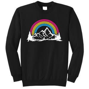 Pan Pride Hiking Camping Backpacking Outdoor Pansexual LGBT Sweatshirt