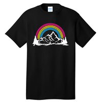 Pan Pride Hiking Camping Backpacking Outdoor Pansexual LGBT Tall T-Shirt