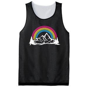 Pan Pride Hiking Camping Backpacking Outdoor Pansexual LGBT Mesh Reversible Basketball Jersey Tank