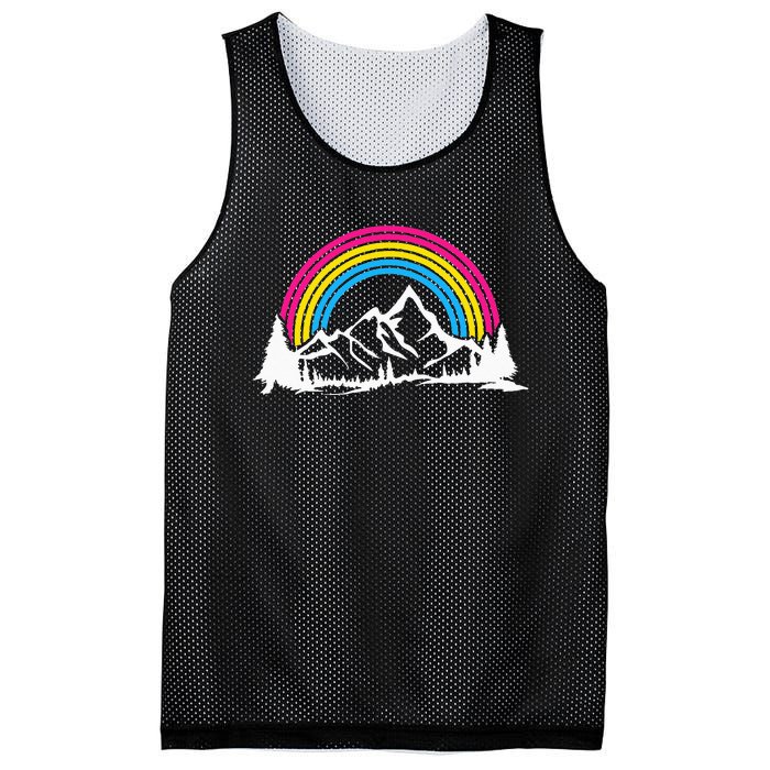 Pan Pride Hiking Camping Backpacking Outdoor Pansexual LGBT Mesh Reversible Basketball Jersey Tank