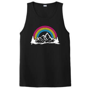 Pan Pride Hiking Camping Backpacking Outdoor Pansexual LGBT PosiCharge Competitor Tank