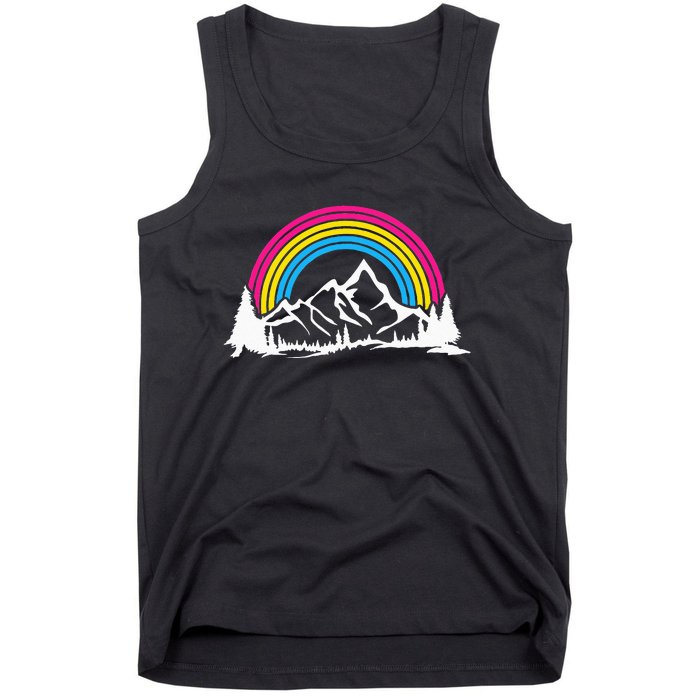 Pan Pride Hiking Camping Backpacking Outdoor Pansexual LGBT Tank Top