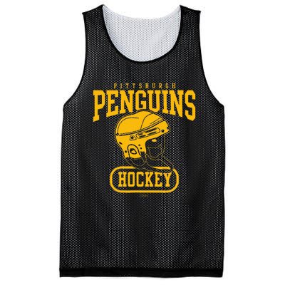 Pittsburgh Penguins Helmet Black Officially Mesh Reversible Basketball Jersey Tank