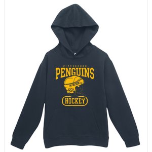 Pittsburgh Penguins Helmet Black Officially Urban Pullover Hoodie