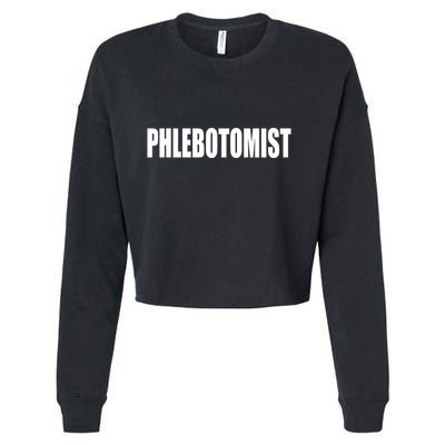 Phlebotomist Cropped Pullover Crew