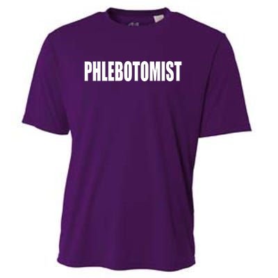 Phlebotomist Cooling Performance Crew T-Shirt