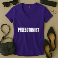 Phlebotomist Women's V-Neck T-Shirt