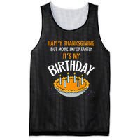  Pumpkin Pie Happy Thanksgiving It's My Birthday Mesh Reversible Basketball Jersey Tank