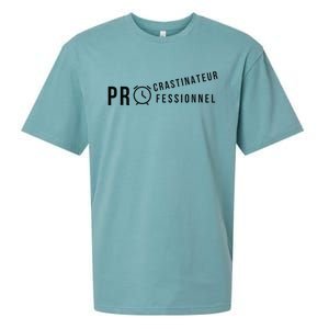 Procrastinateur Professionnel Humour DrôLe Procrastinateur Sueded Cloud Jersey T-Shirt