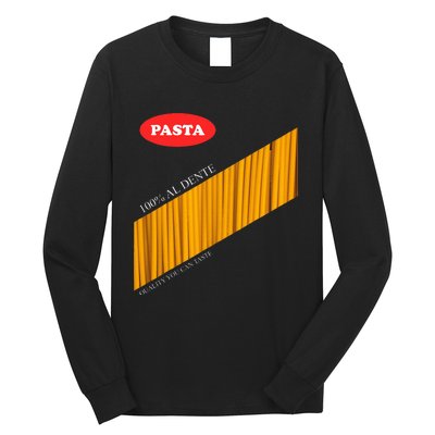 Pasta Package Halloween Costume Long Sleeve Shirt