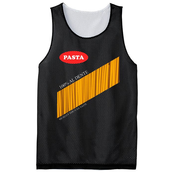 Pasta Package Halloween Costume Mesh Reversible Basketball Jersey Tank