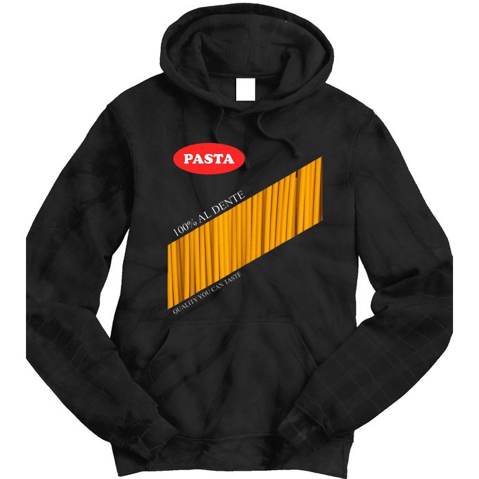 Pasta Package Halloween Costume Tie Dye Hoodie