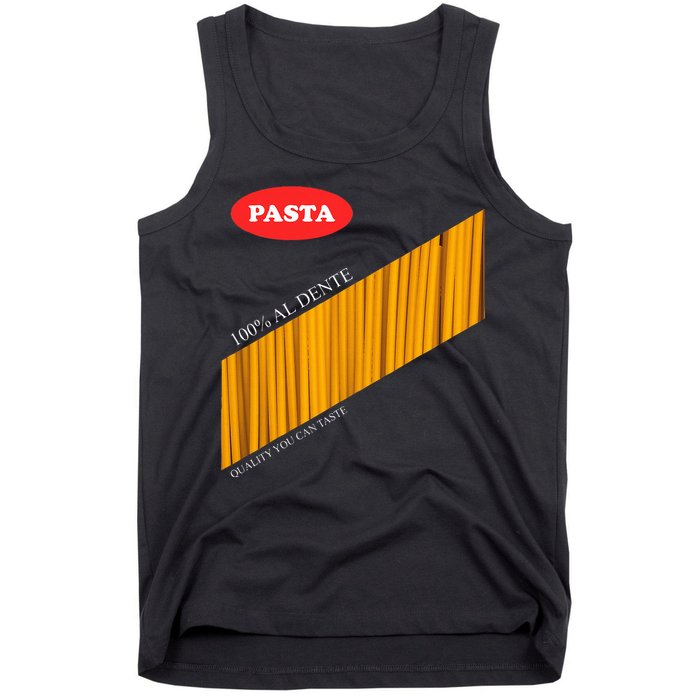 Pasta Package Halloween Costume Tank Top