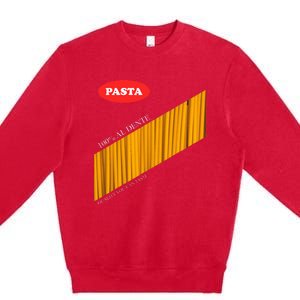 Pasta Package Halloween Costume Premium Crewneck Sweatshirt