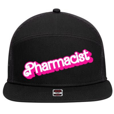 Pharmacist 7 Panel Mesh Trucker Snapback Hat