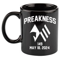 Preakness Perfection: Horse Racing Artistry In Every Design 11oz C Handle Ceramic Mug