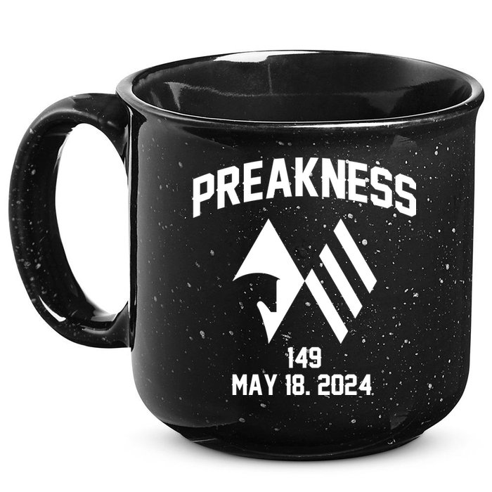 Preakness Perfection: Horse Racing Artistry In Every Design 15oz Campfire Ceramic Mug