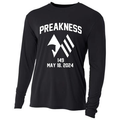 Preakness Perfection: Horse Racing Artistry In Every Design Cooling Performance Long Sleeve Crew