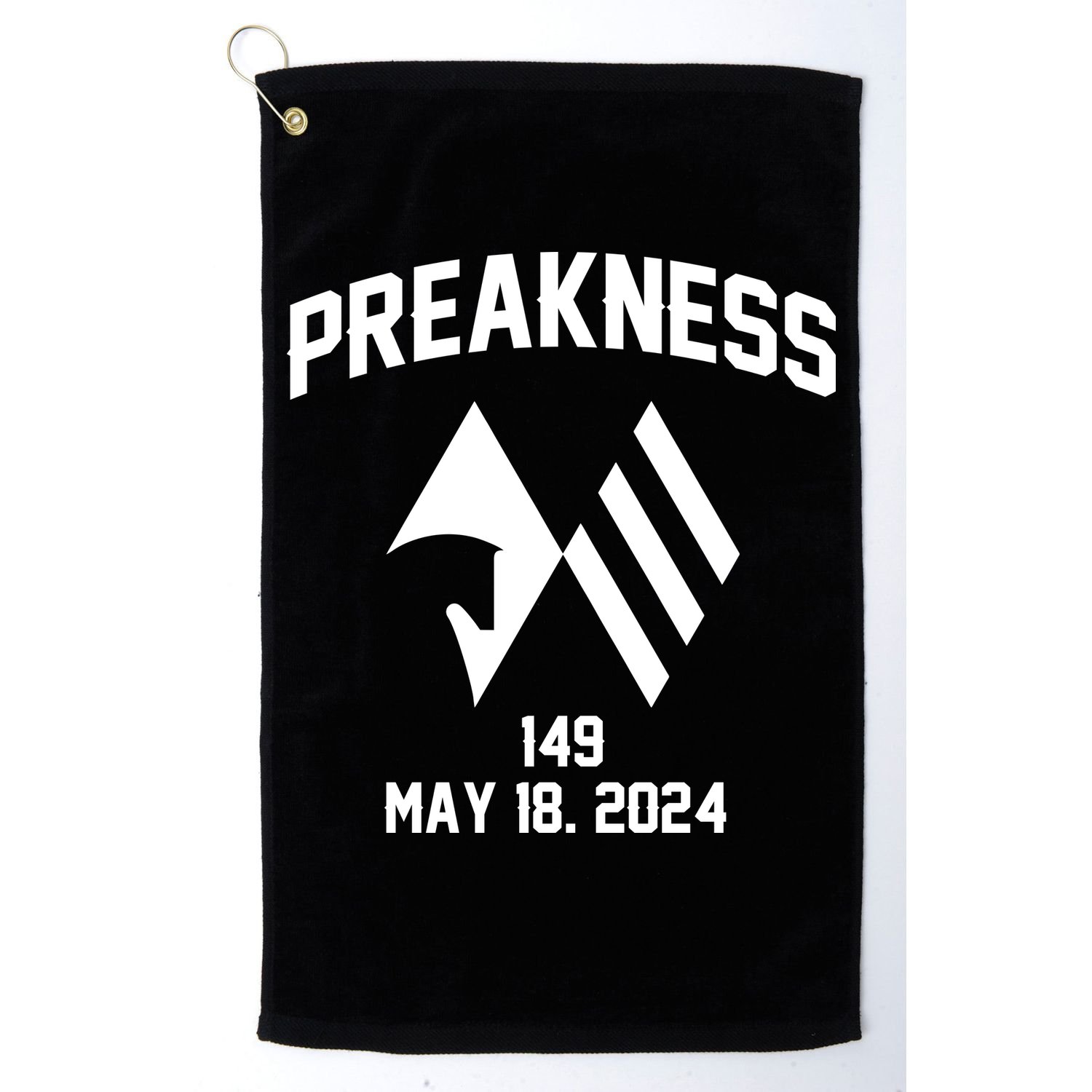 Preakness Perfection: Horse Racing Artistry In Every Design Golf Towel