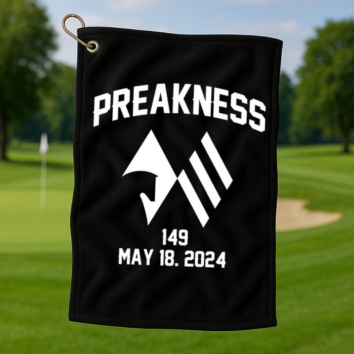 Preakness Perfection: Horse Racing Artistry In Every Design Golf Towel
