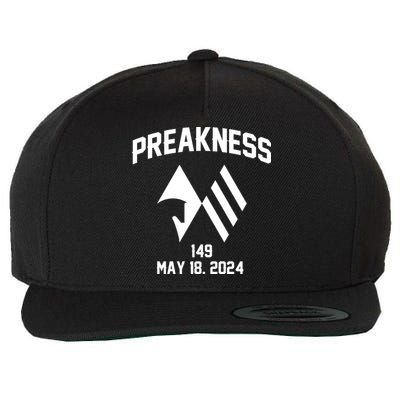 Preakness Perfection: Horse Racing Artistry In Every Design Wool Snapback Cap