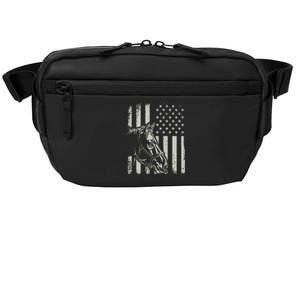 Proud Patriotic Horse Owner Lover American Flag Crossbody Pack