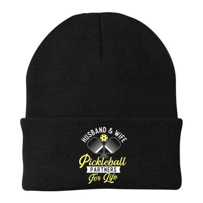 Player Pickleballers Husband & Wife Couple Pickleball Gift For Fan Beanie