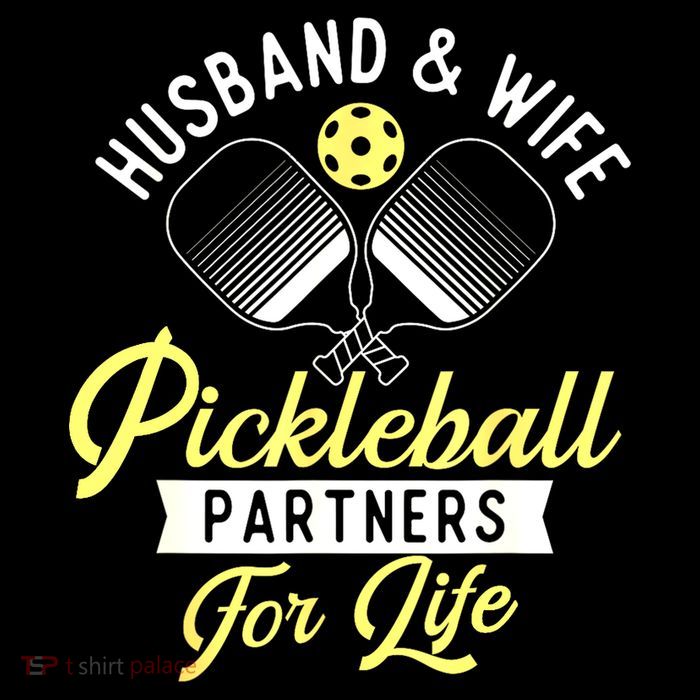 Player Pickleballers Husband & Wife Couple Pickleball Gift For Fan Flatbill Hat