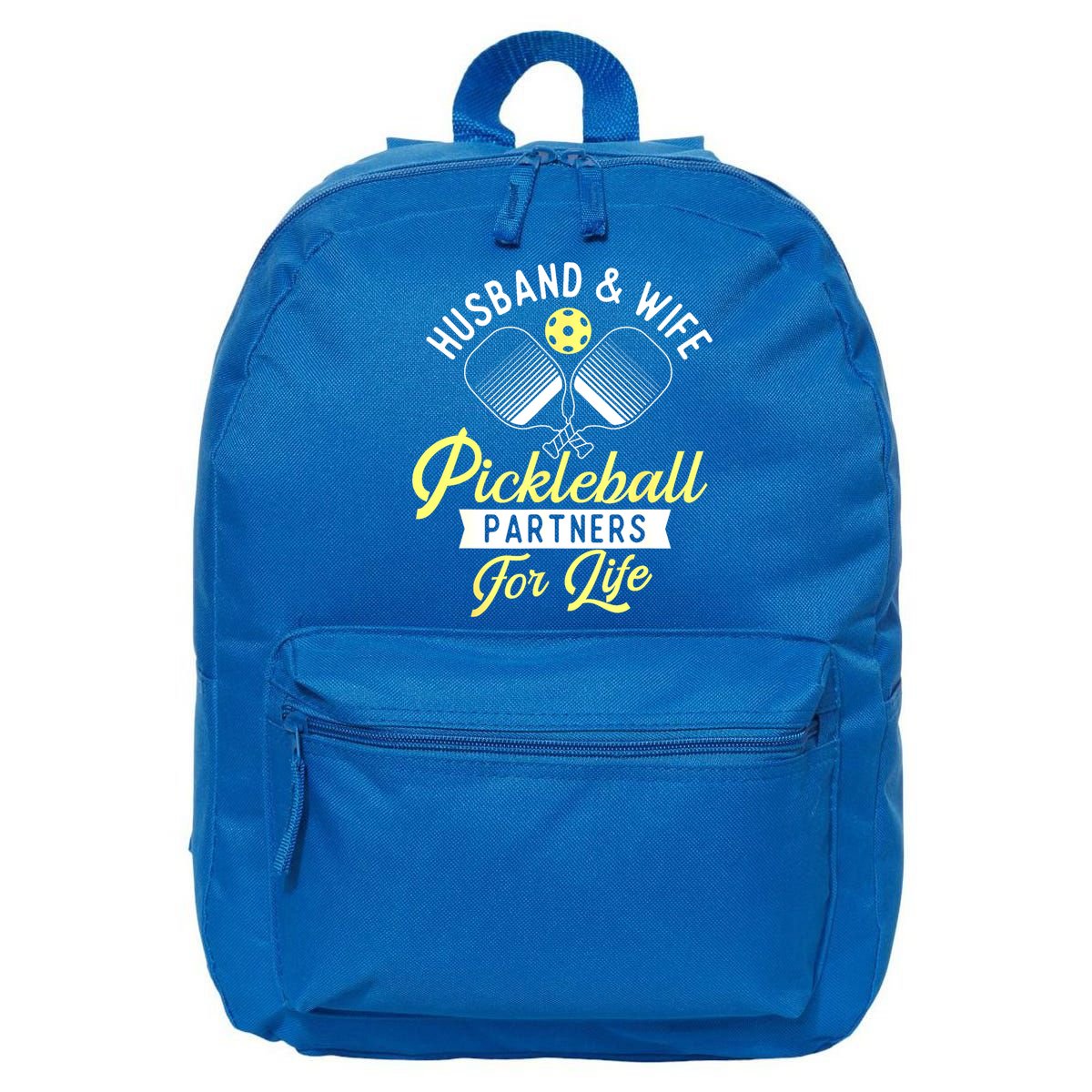 Player Pickleballers Husband & Wife Couple Pickleball Gift For Fan 16 in Basic Backpack