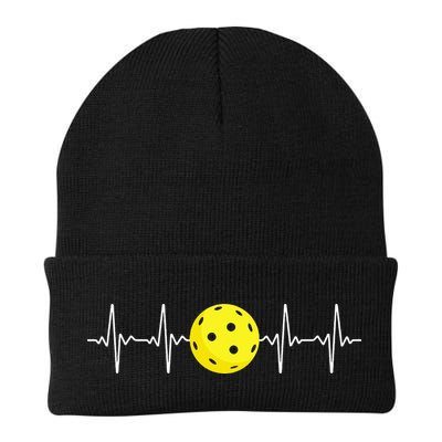 Pickleball Player Heartbeat EKG Pulse Whiffle Ball Game Beanie