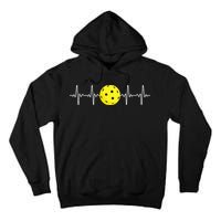 Pickleball Player Heartbeat EKG Pulse Whiffle Ball Game Tall Hoodie