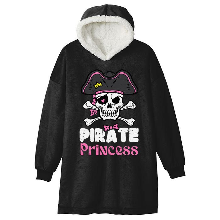 Pirate Princess Halloween Costume Hooded Wearable Blanket