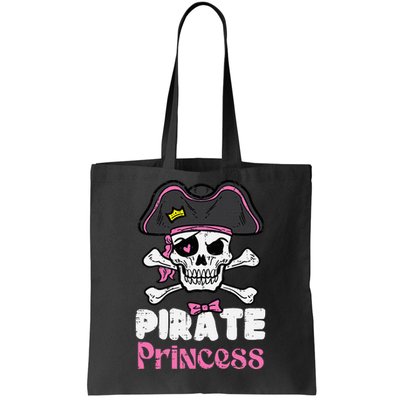 Pirate Princess Halloween Costume Tote Bag