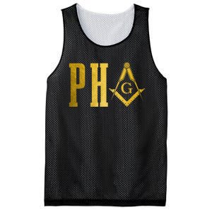 Pha Prince Hall Mason Freemason Masonic Square & Compass Mesh Reversible Basketball Jersey Tank